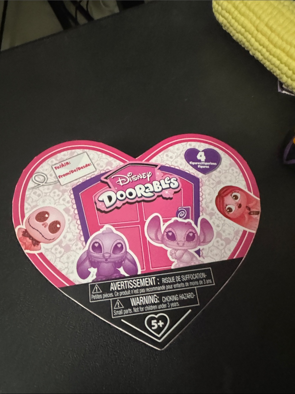 Disney Doorables Heart Surprise Pack - Pink & Purple Collectible Toy